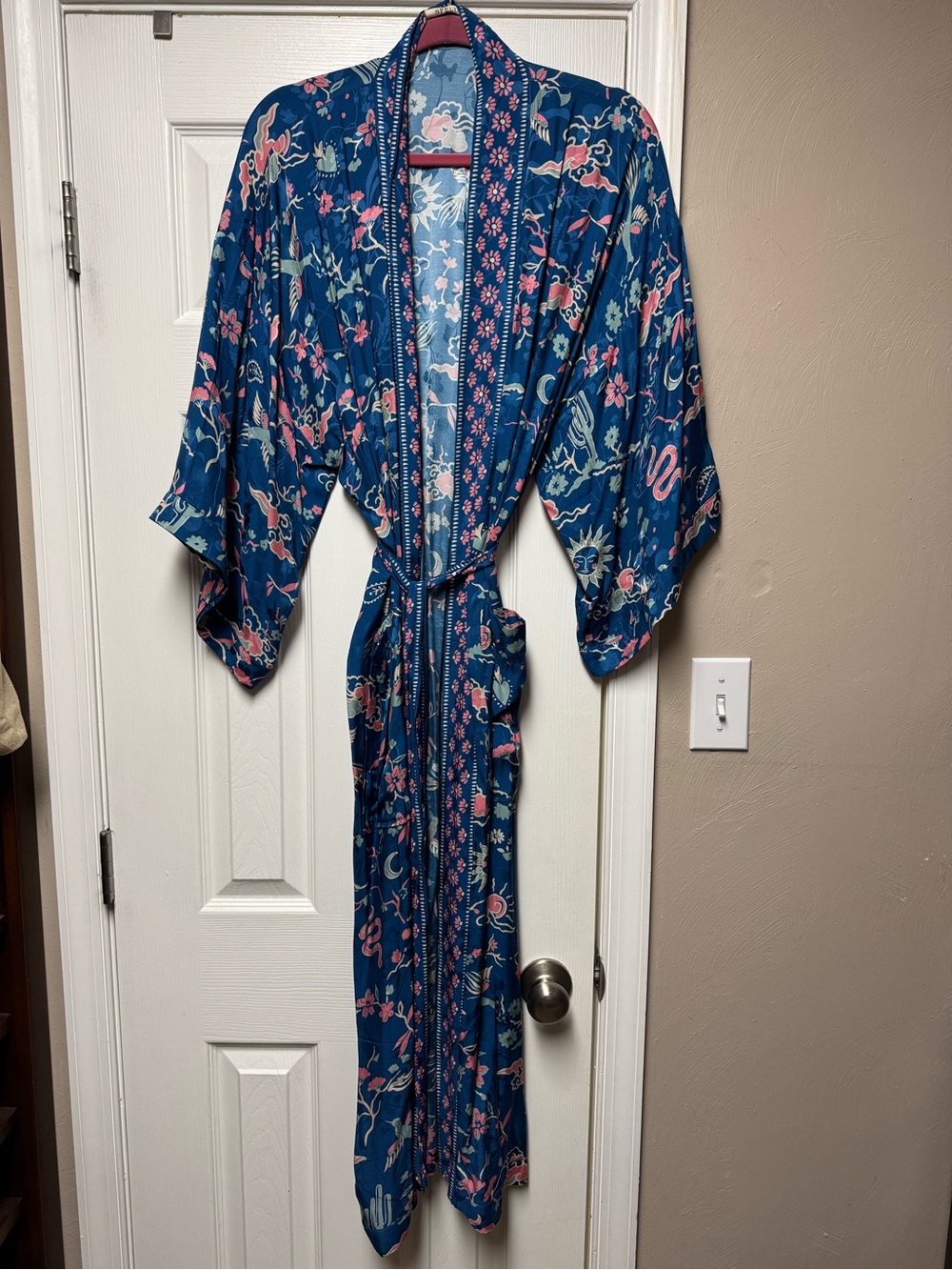 Spell Desert Bandita Kimono - Cobalt Blue - like New! - Sz S/M